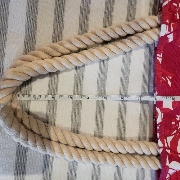 Large Beach Tote with Rope Handles - Picture 9 of 9